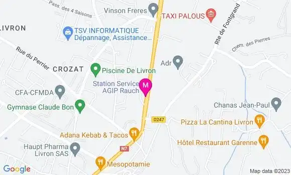 Localisation Agip
