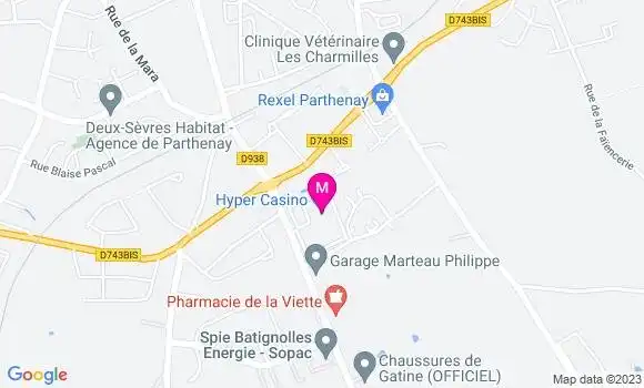 Localisation Station Hyper Casino
