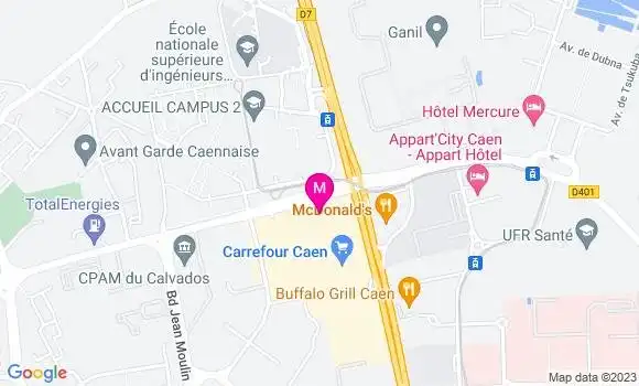 Localisation Station Carrefour