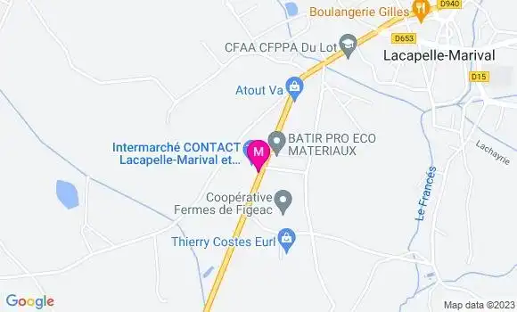 Localisation Intermarché Contact