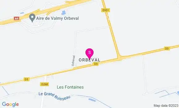 Localisation Avia Orbeval
