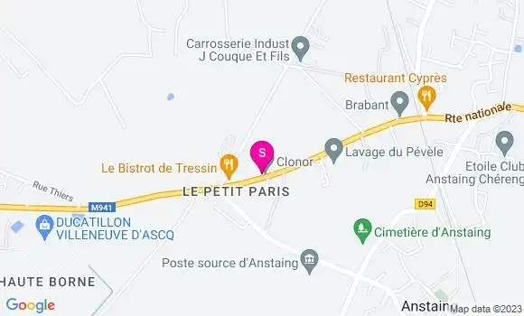 Localisation Garage Thomas