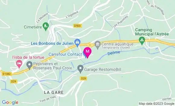 Localisation Carrefour Contact