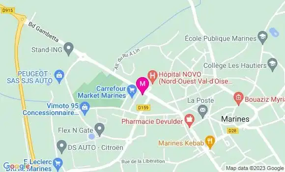 Localisation Carrefour Market