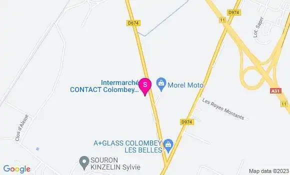 Localisation Intermarché Station