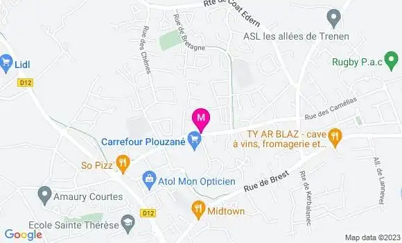 Localisation Cafferour Contact