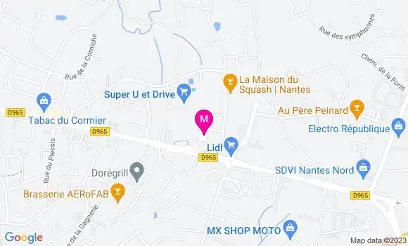 Localisation Station Super U