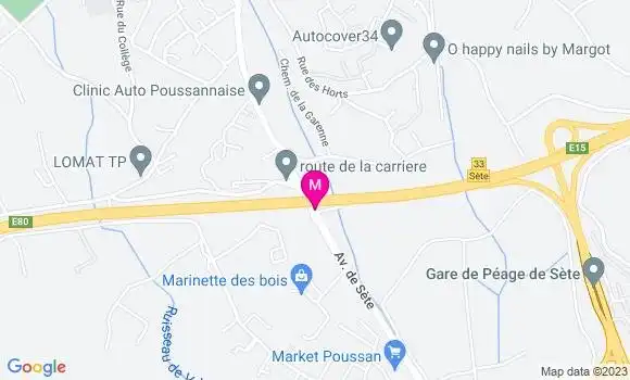 Localisation Carrefour Market
