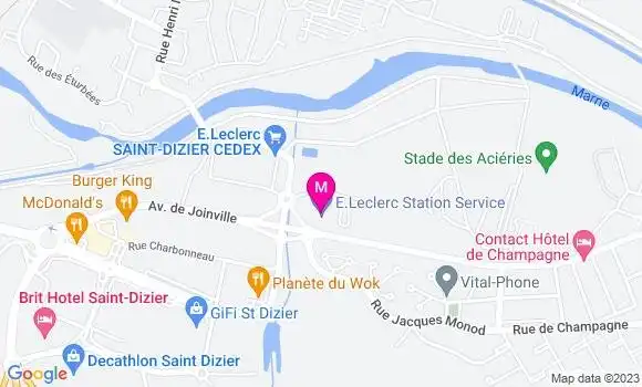 Localisation E Leclerc Sodibrag