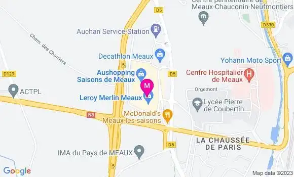 Localisation Auchan
