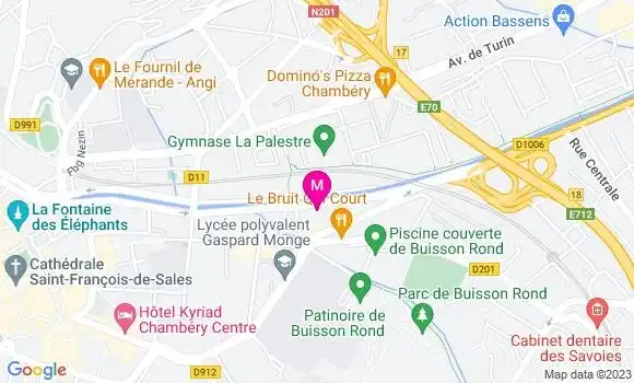 Localisation Relais de la Leysse