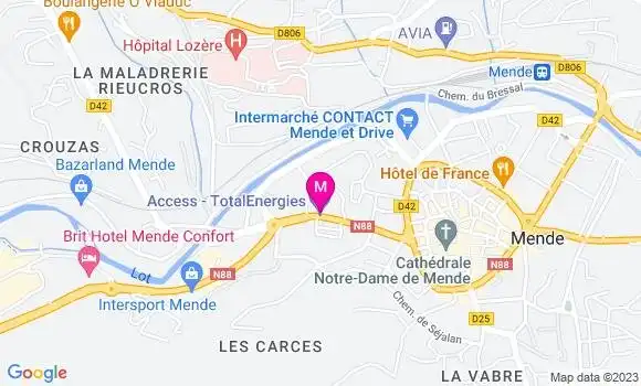 Localisation Access TotalEnergies