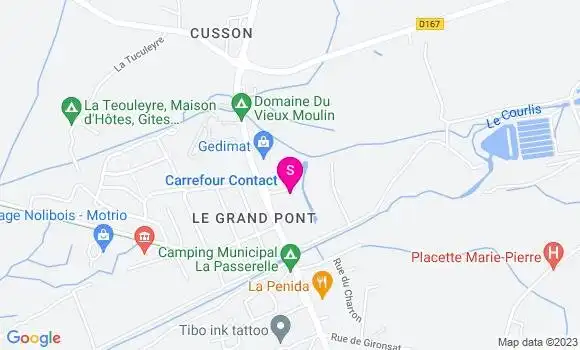 Localisation Carrefour Contact