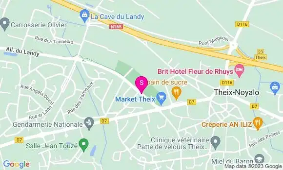 Localisation Carrefour Market