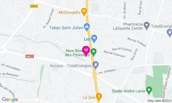 Localisation Supermarché Casino