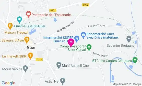 Localisation Intermarché Station