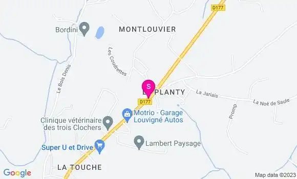 Localisation Super U