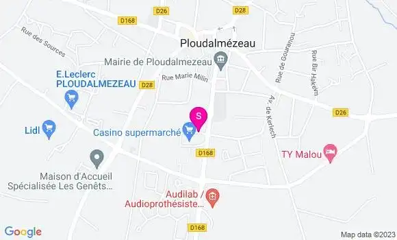 Localisation Supermarchés Casino