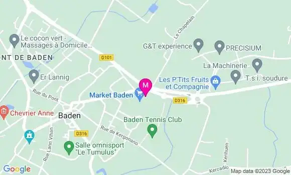 Localisation Carrefour Market