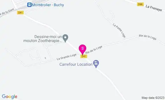 Localisation Carrefour Market
