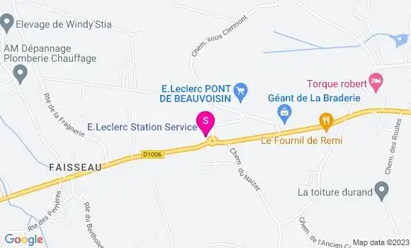 Localisation Station Leclerc
