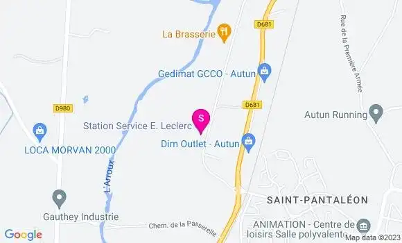 Localisation Station Leclerc