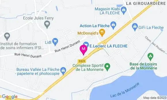 Localisation Station Leclerc