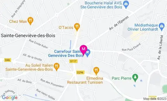 Localisation Station Carrefour