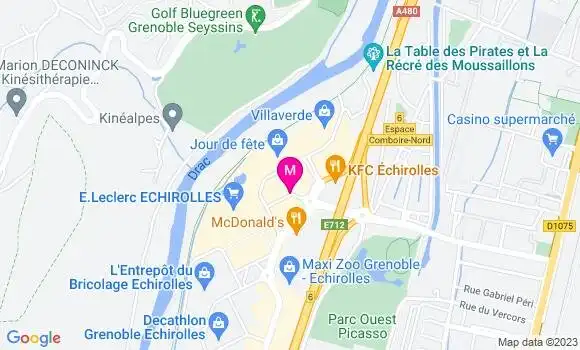 Localisation Station Leclerc