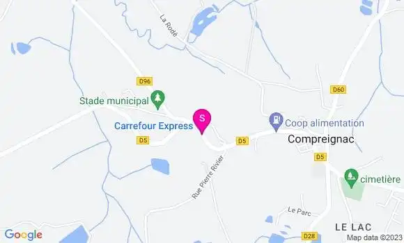Localisation Carrefour Express