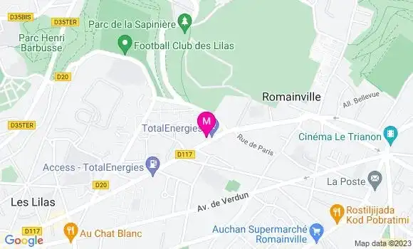 Localisation Relais des Fontaines