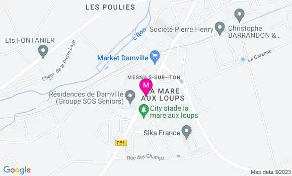 Localisation Carrefour Market