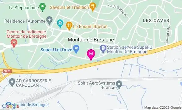 Localisation Station Super U