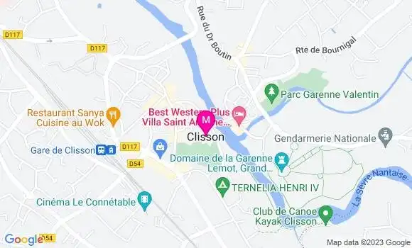 Localisation Clisson