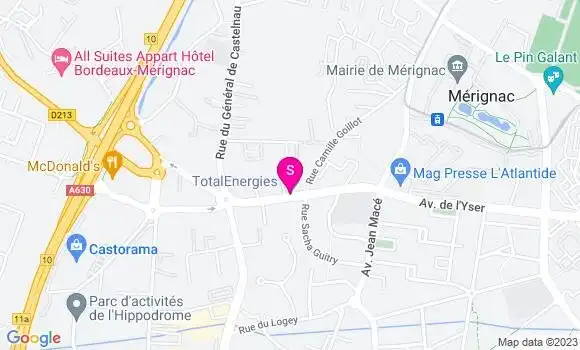 Localisation TotalEnergies