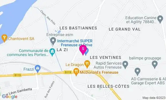 Localisation Intermarché Station