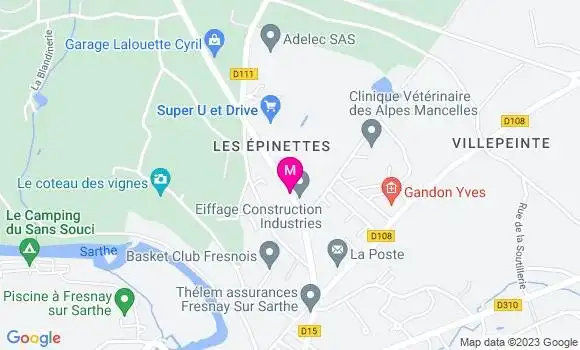 Localisation Super U