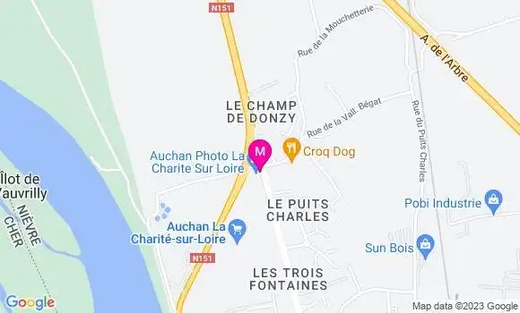 Localisation Auchan
