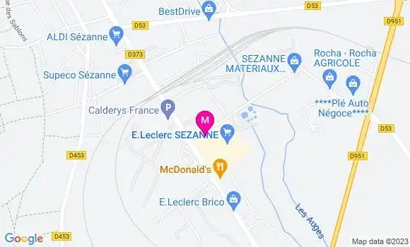 Localisation Station Leclerc