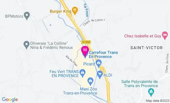Localisation Station Carrefour
