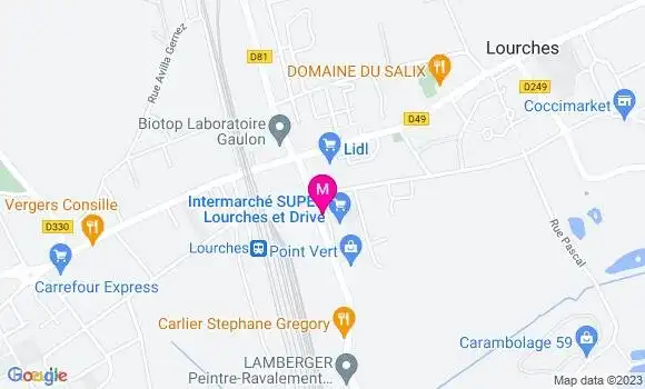 Localisation Intermarché Station