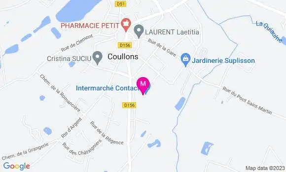 Localisation Intermarché Station