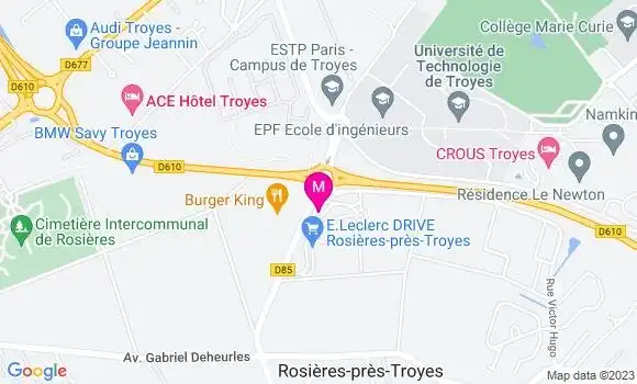 Localisation Station Leclerc