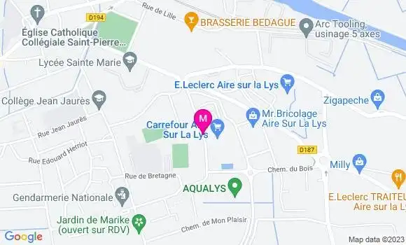 Localisation Carrefour