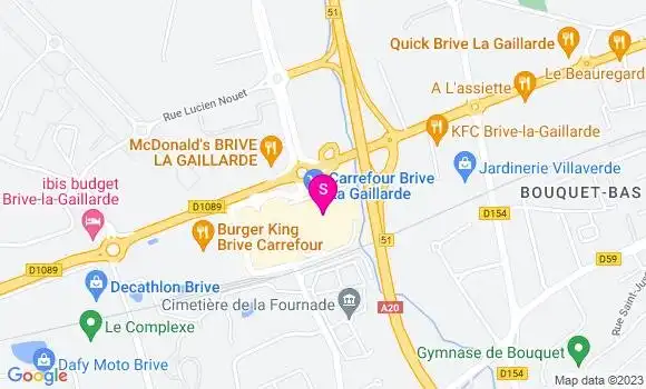 Localisation Carrefour Market
