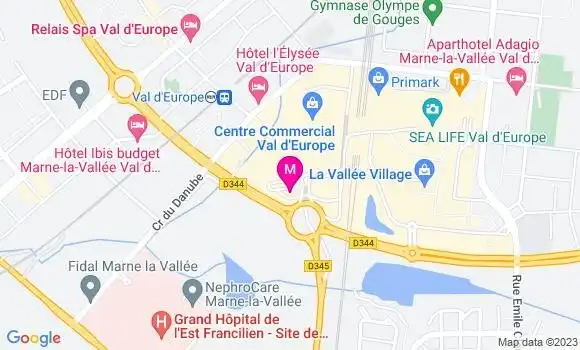 Localisation Station Auchan