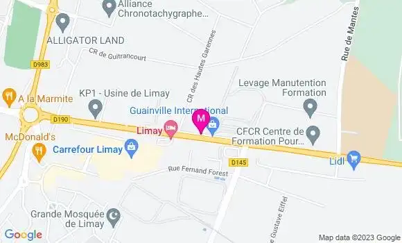 Localisation Station Carrefour
