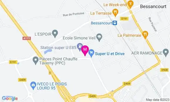 Localisation Station U