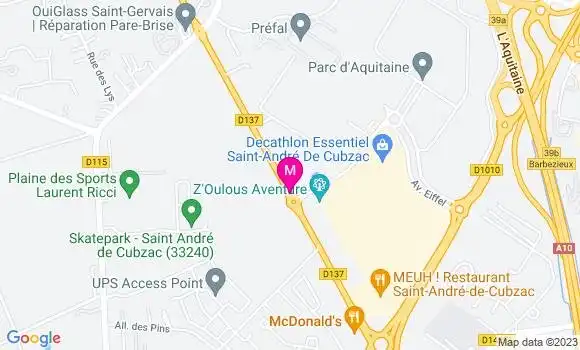 Localisation Carrefour Market