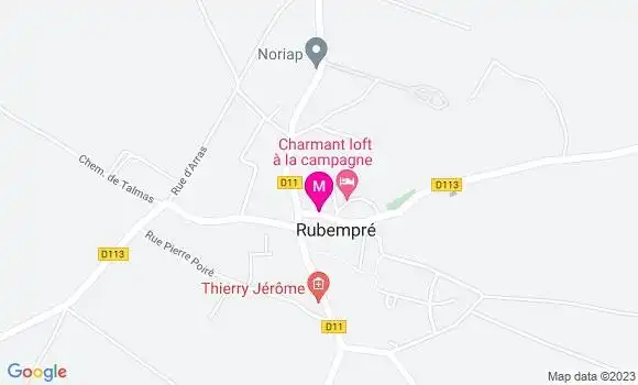 Localisation Relais Angoulême Rubempre